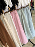 Summer Solid Colour Pant With Belt